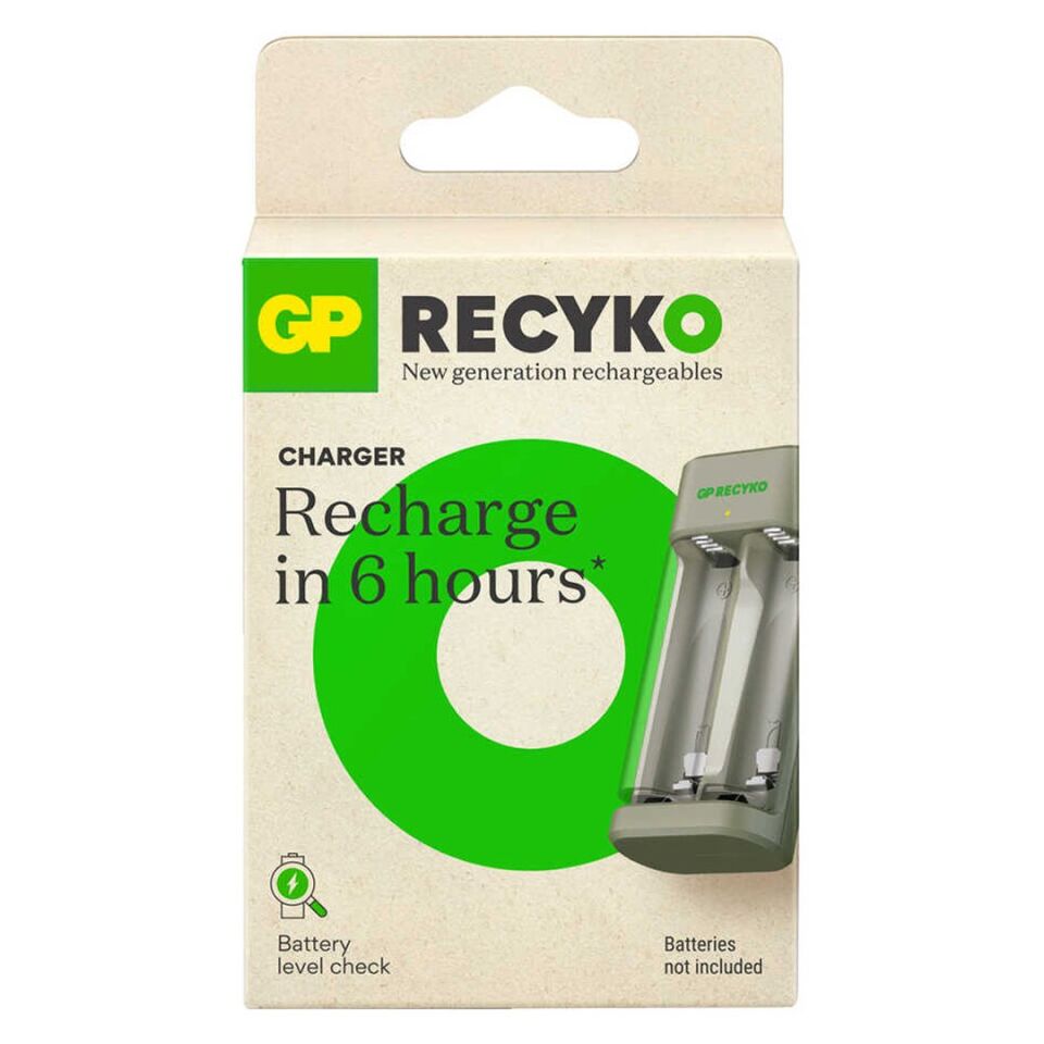 Gp Recyko E221 Usb 2'li AA - AAA Pil Şarj Cihazı
