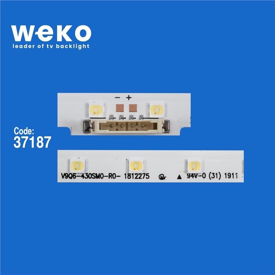 Wkset-6457 37187X2 19Y_Q60_Stc430ab6_3030F_Blue_38Ea_Rev0.2  2 Adet Led Bar (38Led)