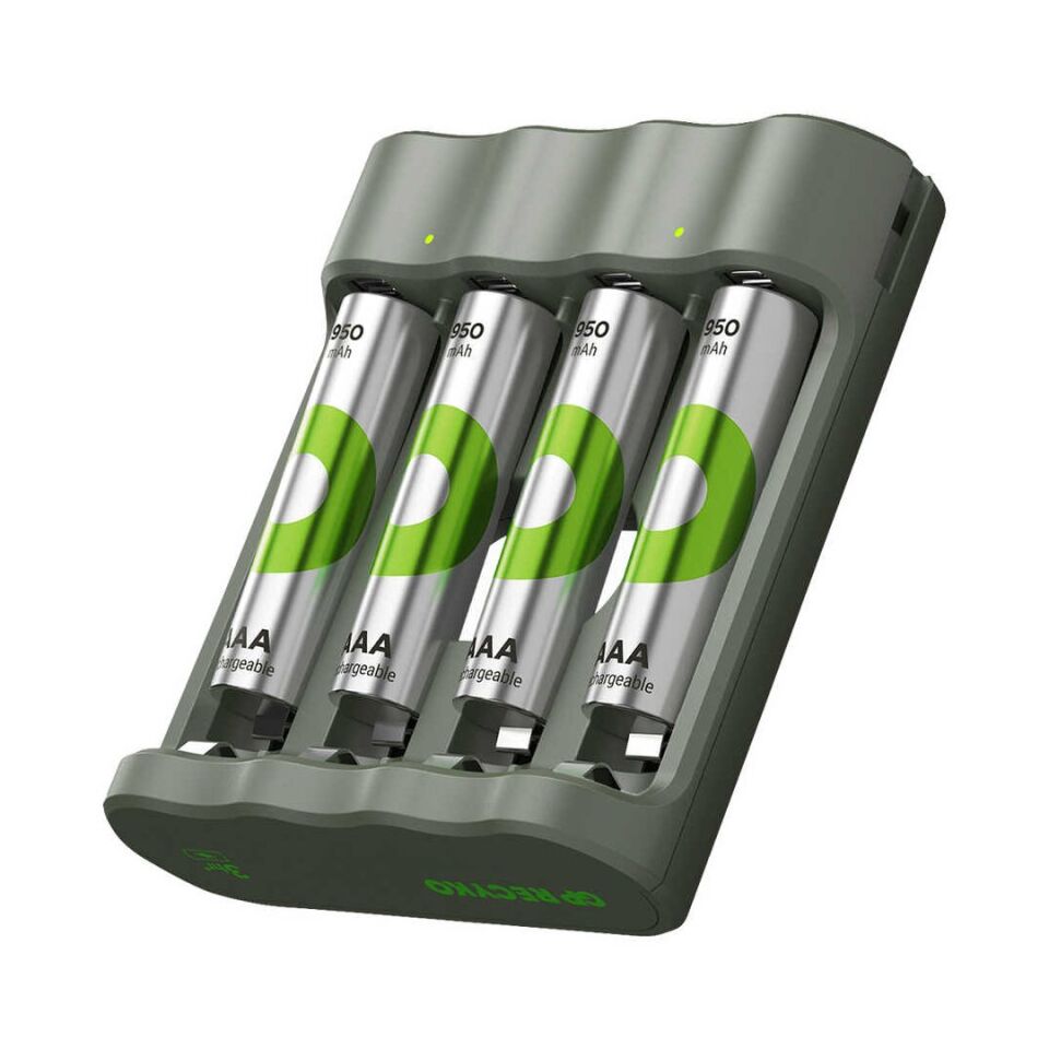 Gp Recyko B441 4x 950 mAh AAA İnce Kalem Pilli Şarj Cihazı