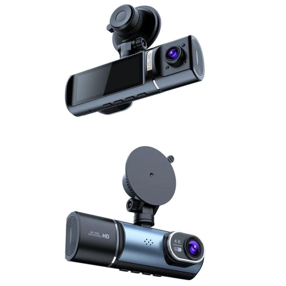 Powermaster PM-27086 3.16'' Tft Ekran Çift Kameralı Gps Modüllü Hd Araç Kamerası