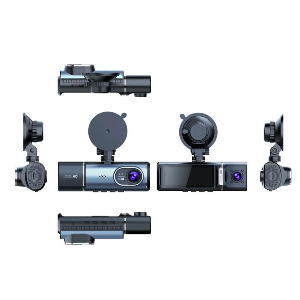 Powermaster PM-27086 3.16'' Tft Ekran Çift Kameralı Gps Modüllü Hd Araç Kamerası