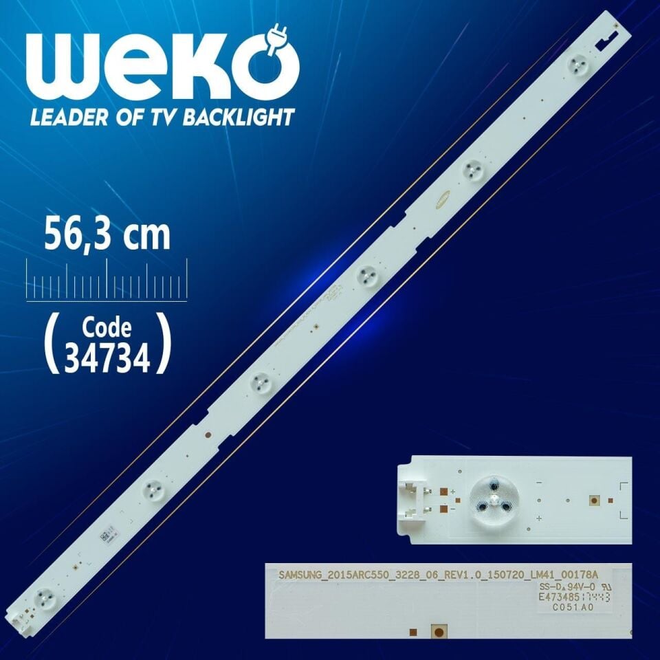 SAMSUNG_2015ARC550_3228_06_REV1.0_150720_LM41-00178A - 56.3 Cm 6 Ledli - WK-30 Led Tv Bar