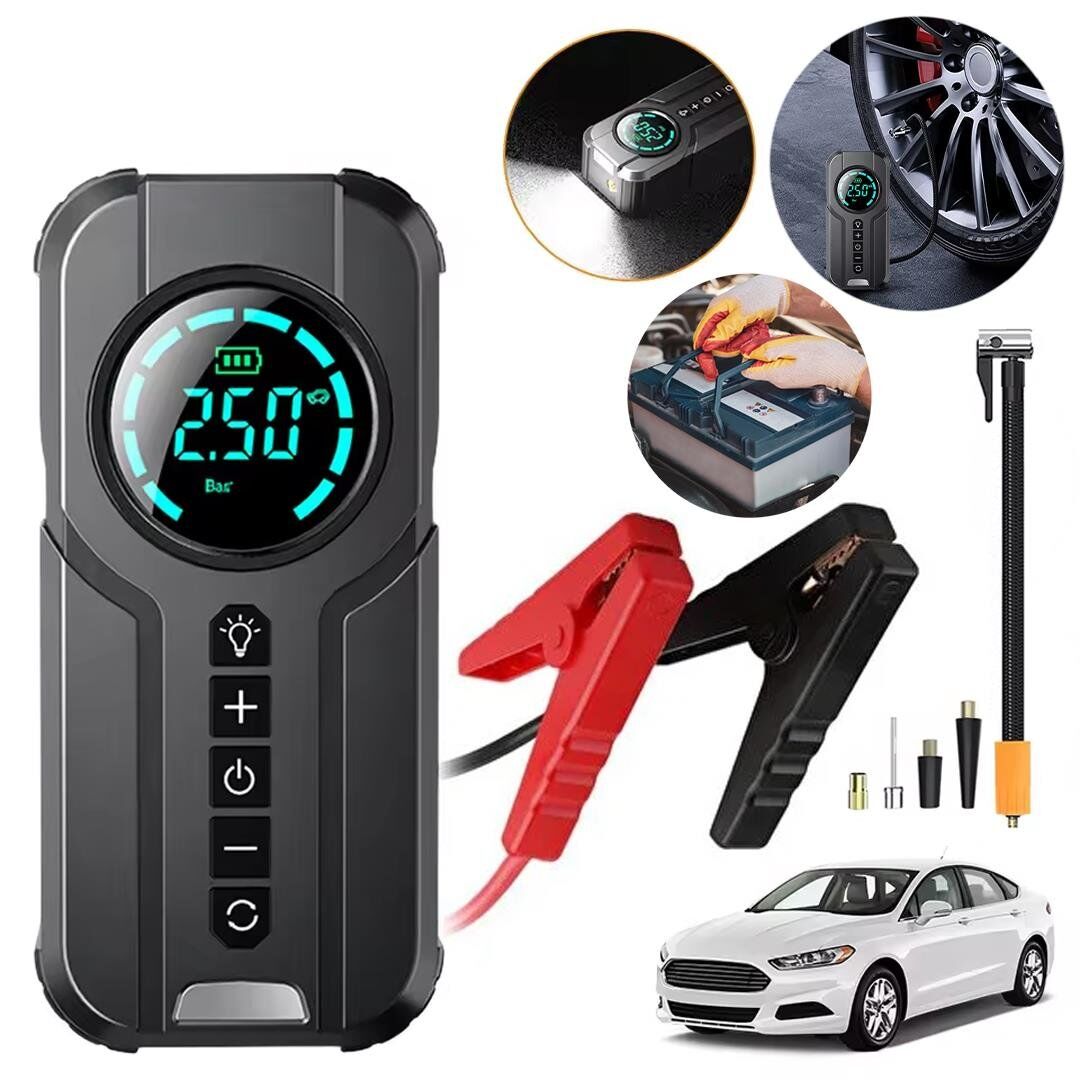 Powermaster Powerbank Araç Akü Şarj Lastik Hava Kompresörü