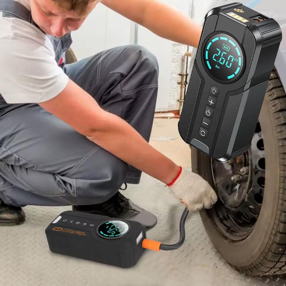 Powermaster Powerbank Araç Akü Şarj Lastik Hava Kompresörü