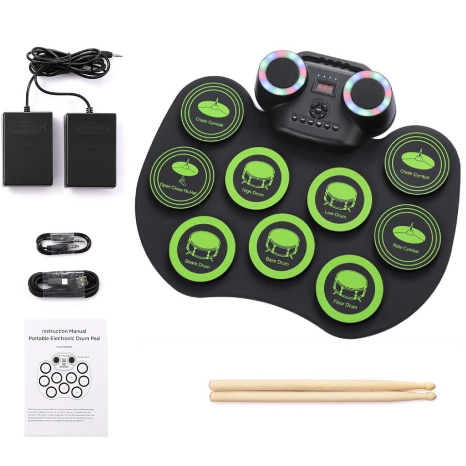 Magicvoice G600R 9 Ped Elektronik Roll Up Davul Kiti