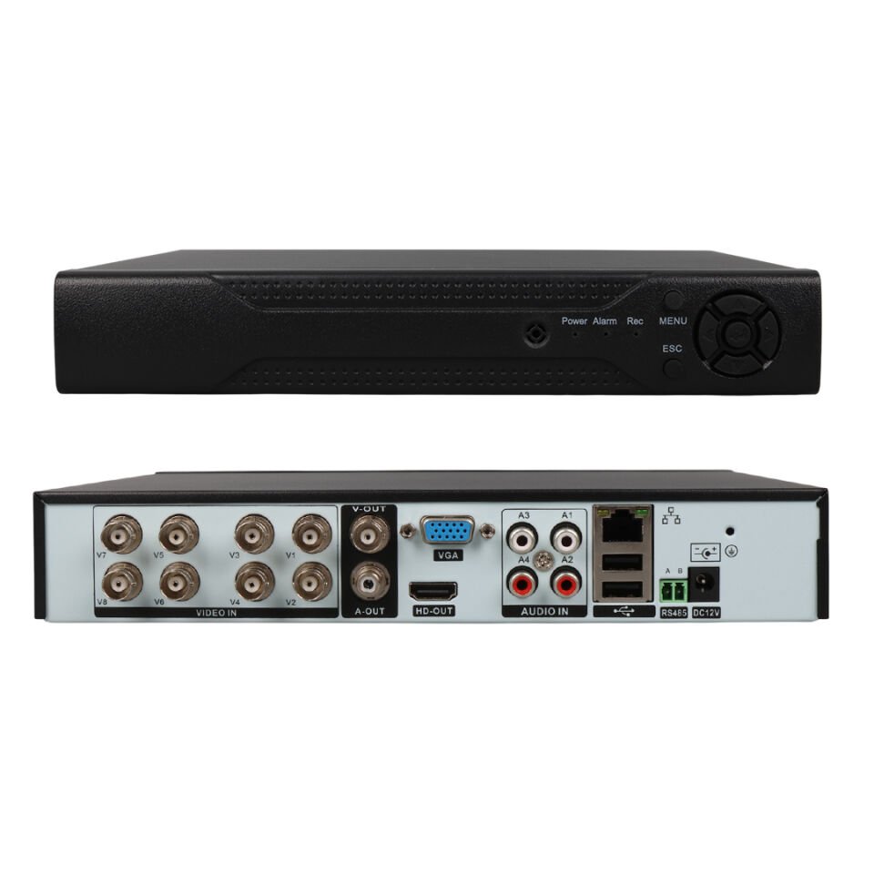 Powermaster PM-12181 AHD-ANALOG-TVI-CVI 1080N 5MP Destekli 8 Kanal Dvr-Xvr Kayıt Cihazı