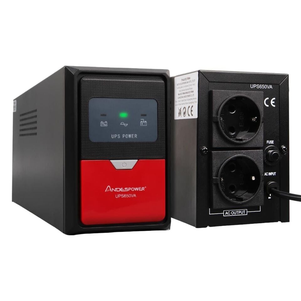 Andespower UPS650VA 650VA 12V7.5AH UPS Kesintisiz Güç Kaynağı
