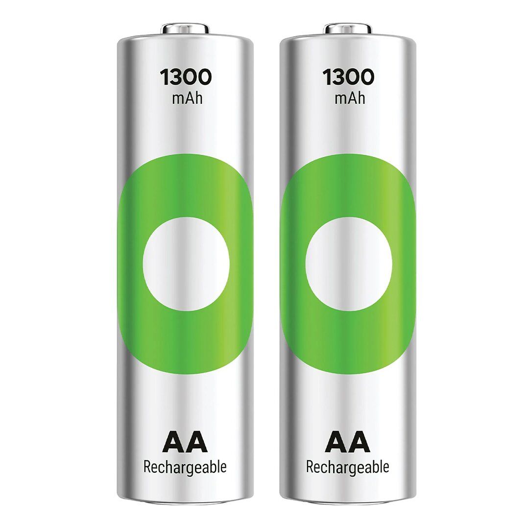 Gp ReCyko 1300 mAh 1.2 Volt AA Kalem Şarjlı Pil (2li Paket)