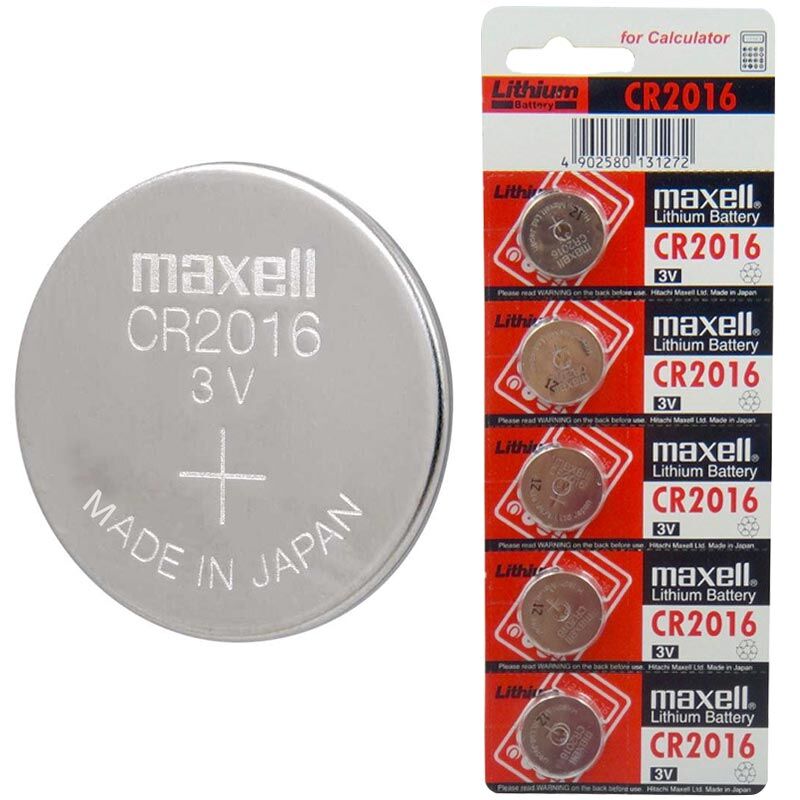 Maxell CR2016 3 Volt Lityum Pil (5'li Paket)