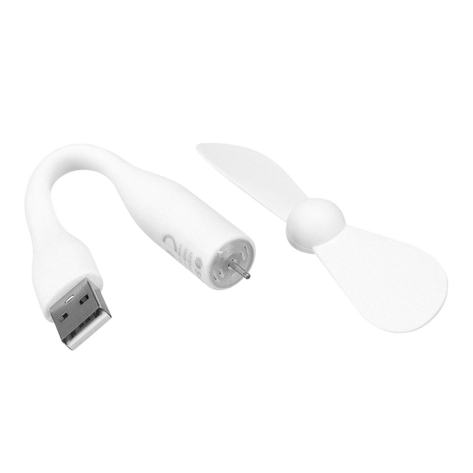S-Link SL-UF05 Taşınabilir Esnek Beyaz USB Mini Fan