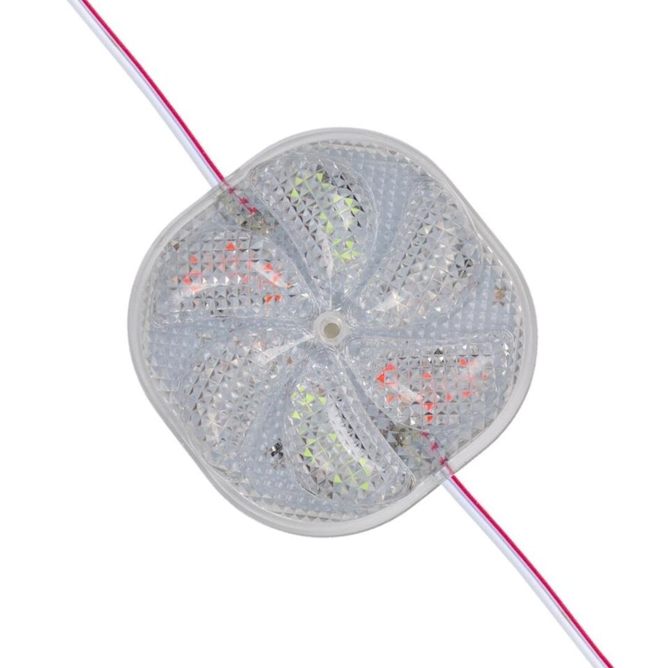 PowerMaster 12 Volt 3 Watt RGB Yanıp Sönen Çakar Modül Led