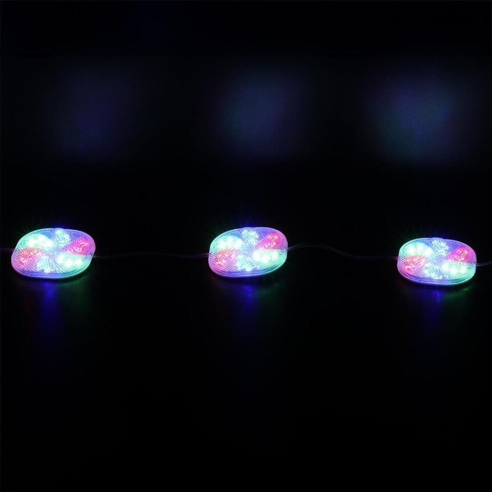 PowerMaster 12 Volt 3 Watt RGB Yanıp Sönen Çakar Modül Led