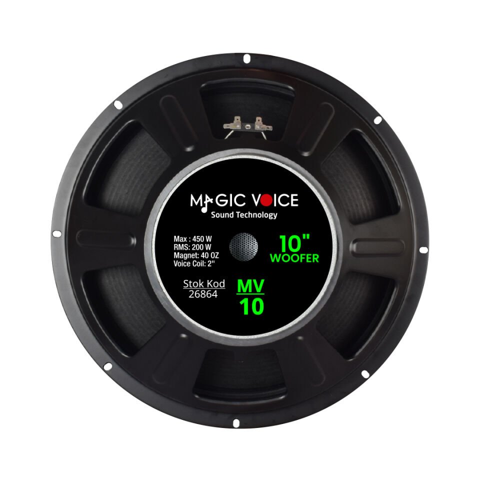 Magicvoice MV-10 Max 450W Woofer Yedek Hoparlör