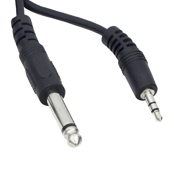 3.5 Mm Stereo Erkek-6.3 Mm Mono Erkek 1 Metre Ara Kablo