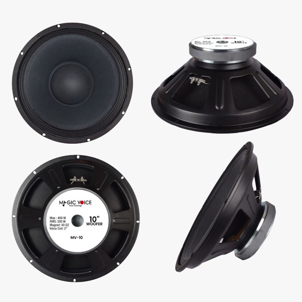 Magicvoice MV-10 Max 450W Woofer Yedek Hoparlör