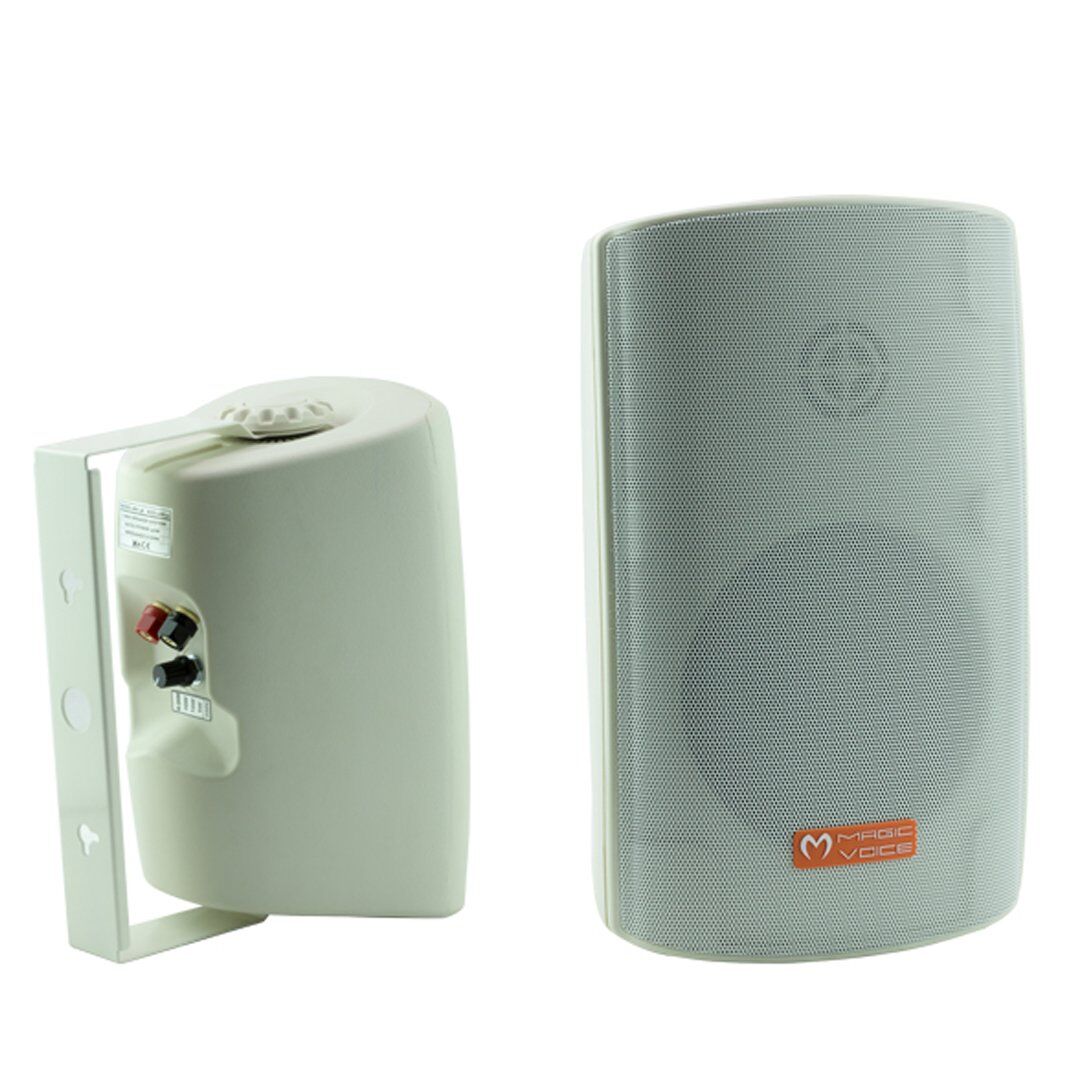 Magicvoice MV-38 11 Cm Trafolu 50 W Beyaz Sütun Hoparlör