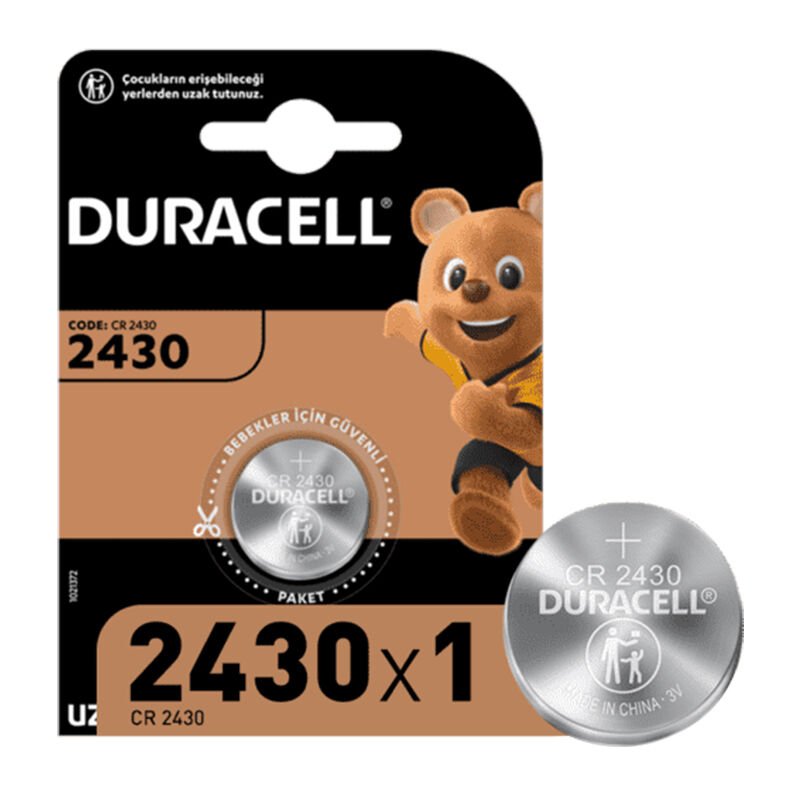 Duracell CR2430 Lityum Pil (Tek'li Paket)