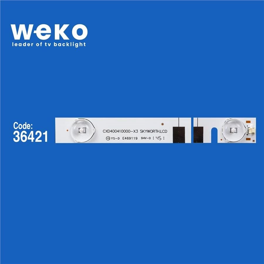 Wkset-6068 36421X4 Cxd400410000-X3 Skywort.Lcd  4 Adet Led Bar