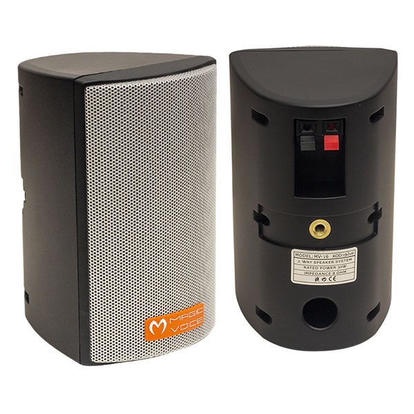 Magicvoice MV-16 7.5 Cm Siyah 30 Watt Sütun 2'li Hoparlör