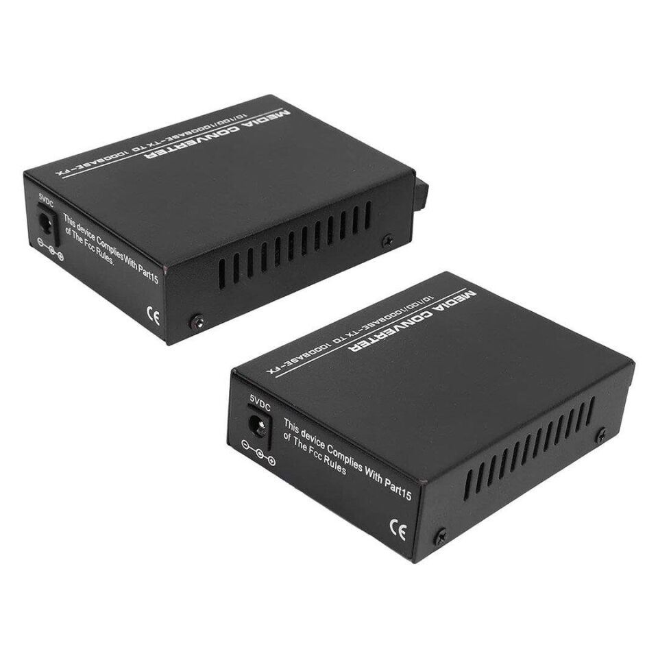 Powermaster PM-22107 Fiber Optik Ethernet Medya Dönüştürücü