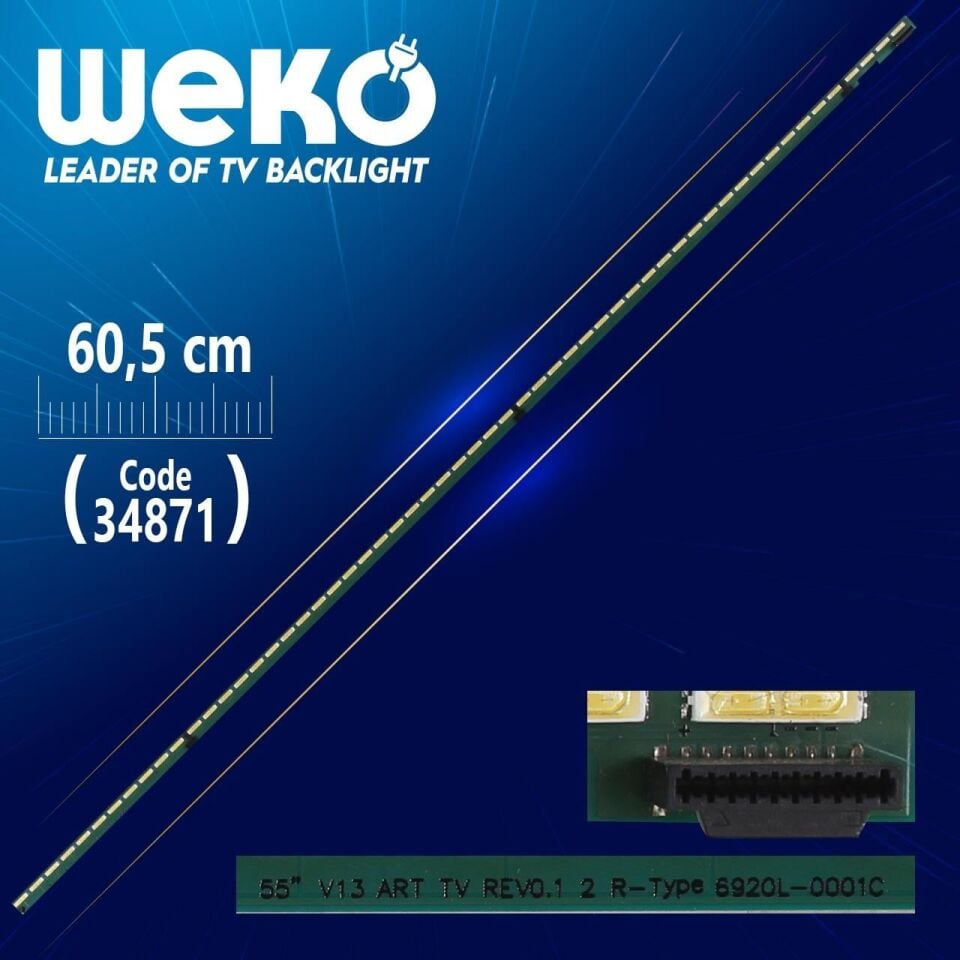 55'' V13 ART TV REV0.1 2 R-TYPE 6920L-0001C - 60.5 Cm 75 Ledli -  WK-207 Led Tv Bar