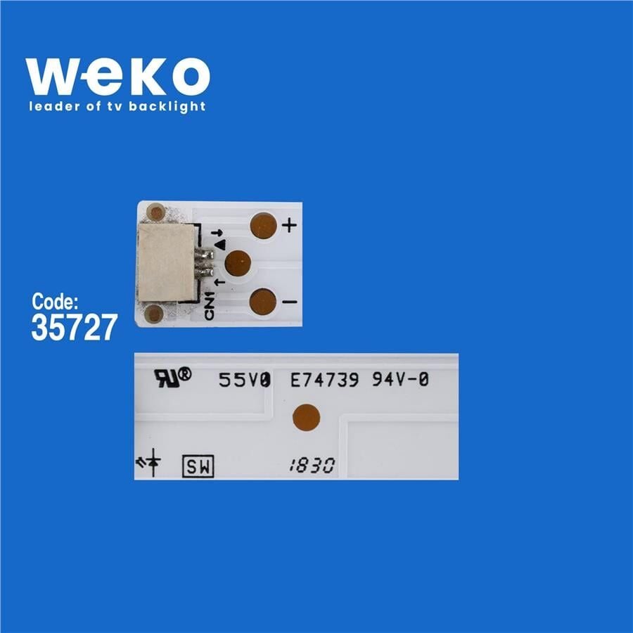 Wkset-6512 35727X4  Lg Innotek 50Inch_Funai_Rev.A 4 Adet Led Bar
