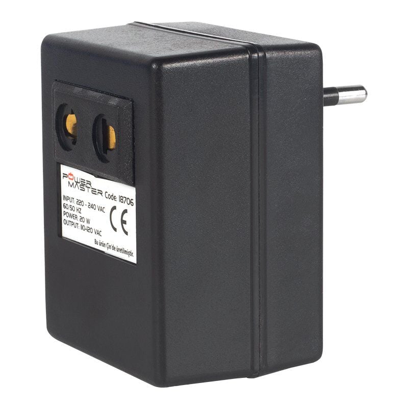 Powermaster PM-18706 220-110Volt 20VA AC/AC Dönüştürücü