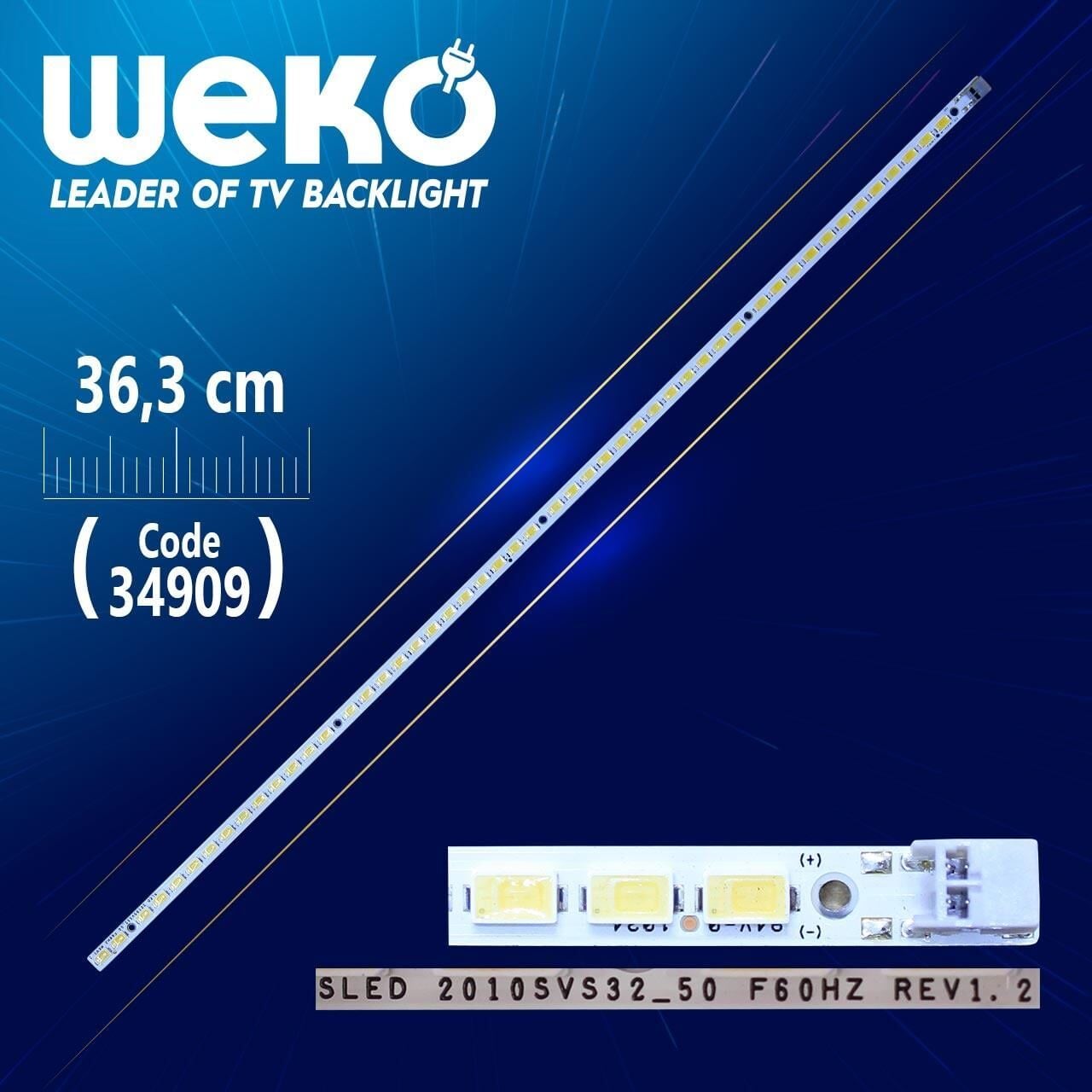SLED 2010SVS32_50 F60HZ REV1.2 - 36.3 Cm 50 Ledli - (WK-746) Tv Led Bar