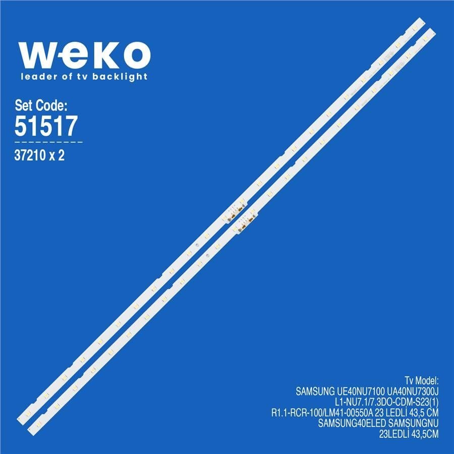 Wkset-6517 37210X2 Aot_40_Nu7100f L1-Nu7.1/7.3Do-Cdm-S23(1)  2 Adet Led Bar (23Led)