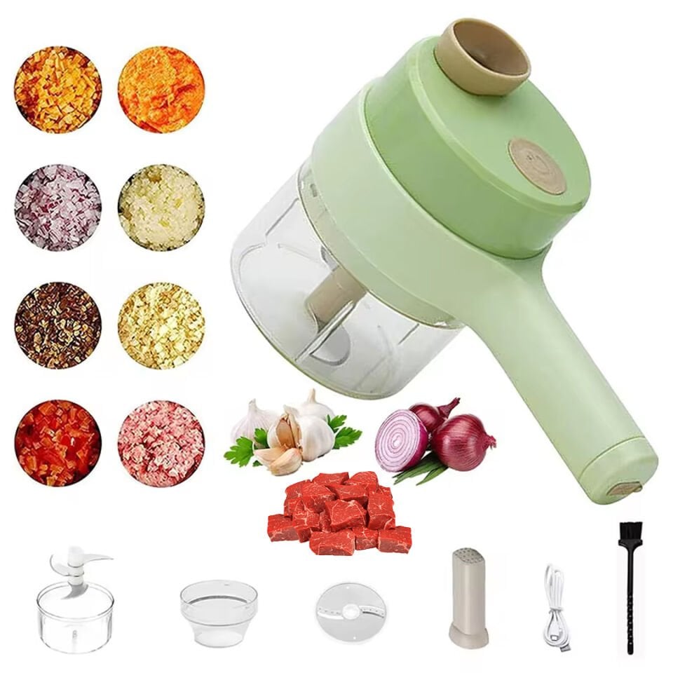 Sunup SN-24925 4 In 1 Şarjlı Sebze Sarımsak Meyve Kesici