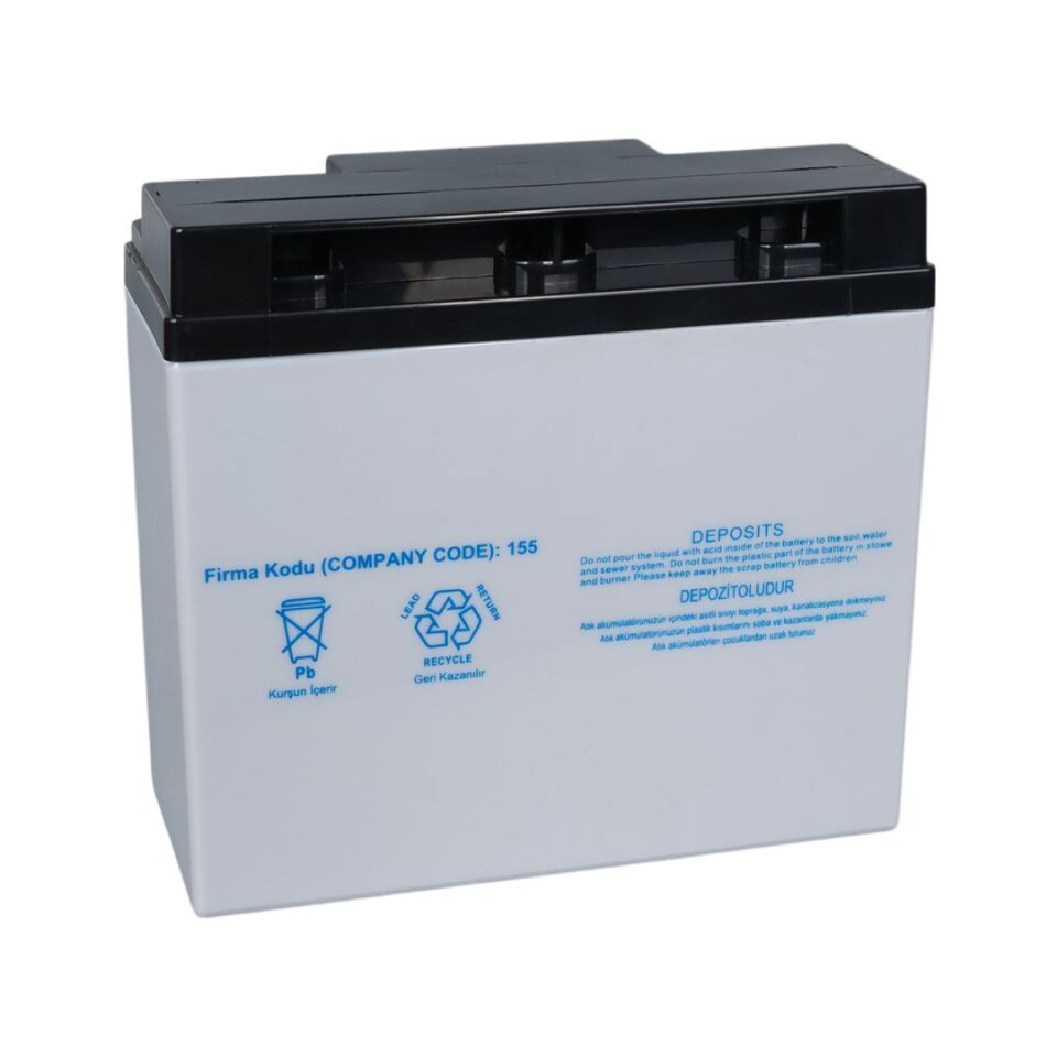 Yokohama YH-121.8 12 Volt 18 Amper Akü (181x76x167 mm)