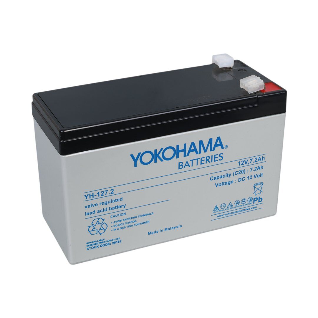 Yokohama YH-127.2 12 Volt - 7.2 Amper UPS'ler İçin Akü