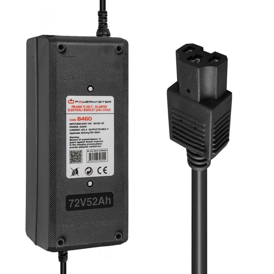 Powermaster 72 Volt 52 Amper Elektrikli Bisiklet Şarj Cihazı