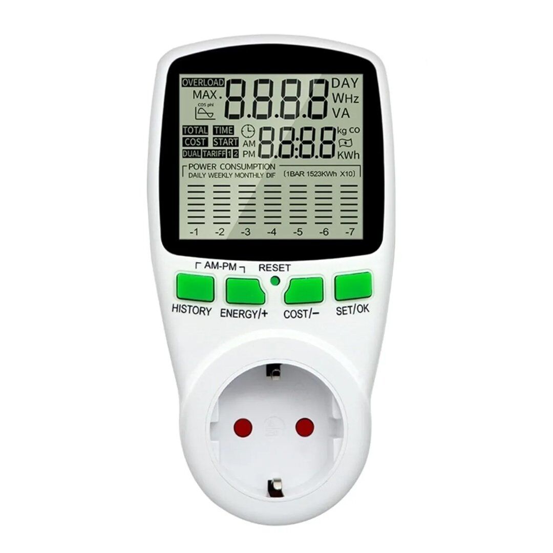 Gesi PM-1453 Dijital Wattmetre Enerji Sarfiyat Tüketim Ölçer