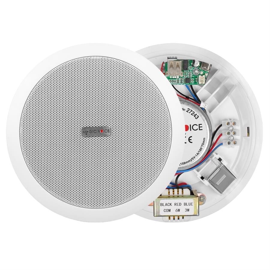 Magicvoice TPI-351 6'' (16 CM) Hat Trafolu Alçıpan/Asma Tavan Tipi Hoparlör