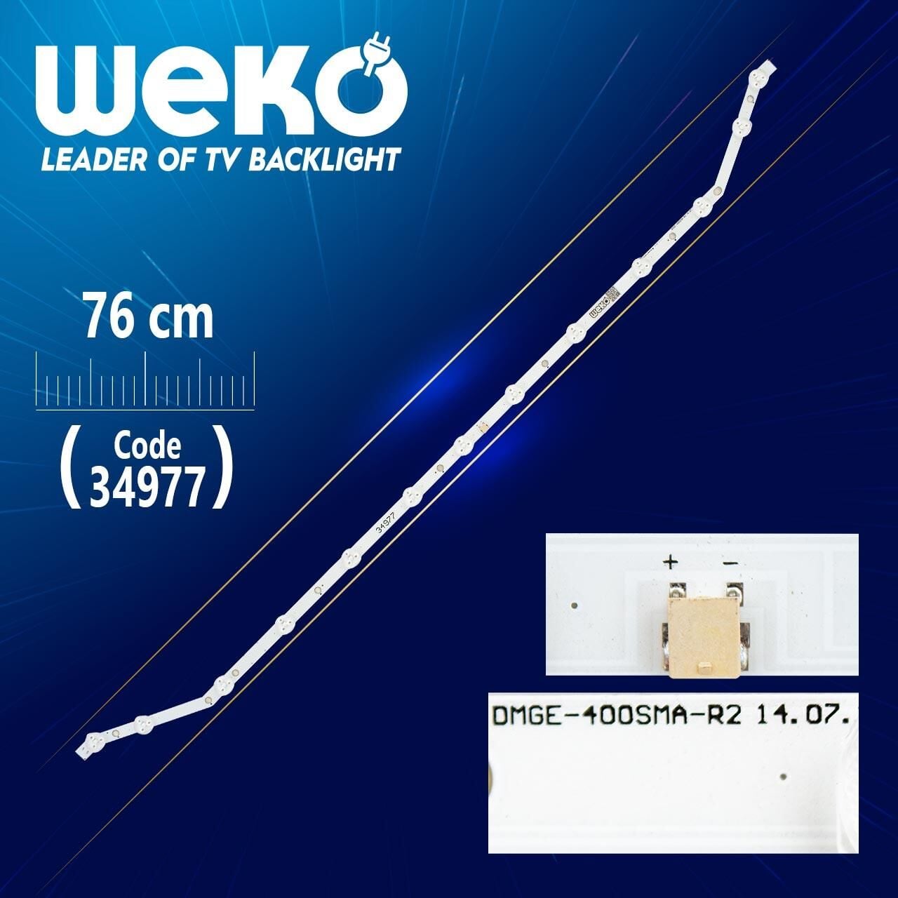 Samsung 40'' Inch LM41-00090X 2014SVS_40_MEGA _3228_13LED_T1_REV1.5 - DMGE-400SMA-R2 76 Cm Tv Led Bar