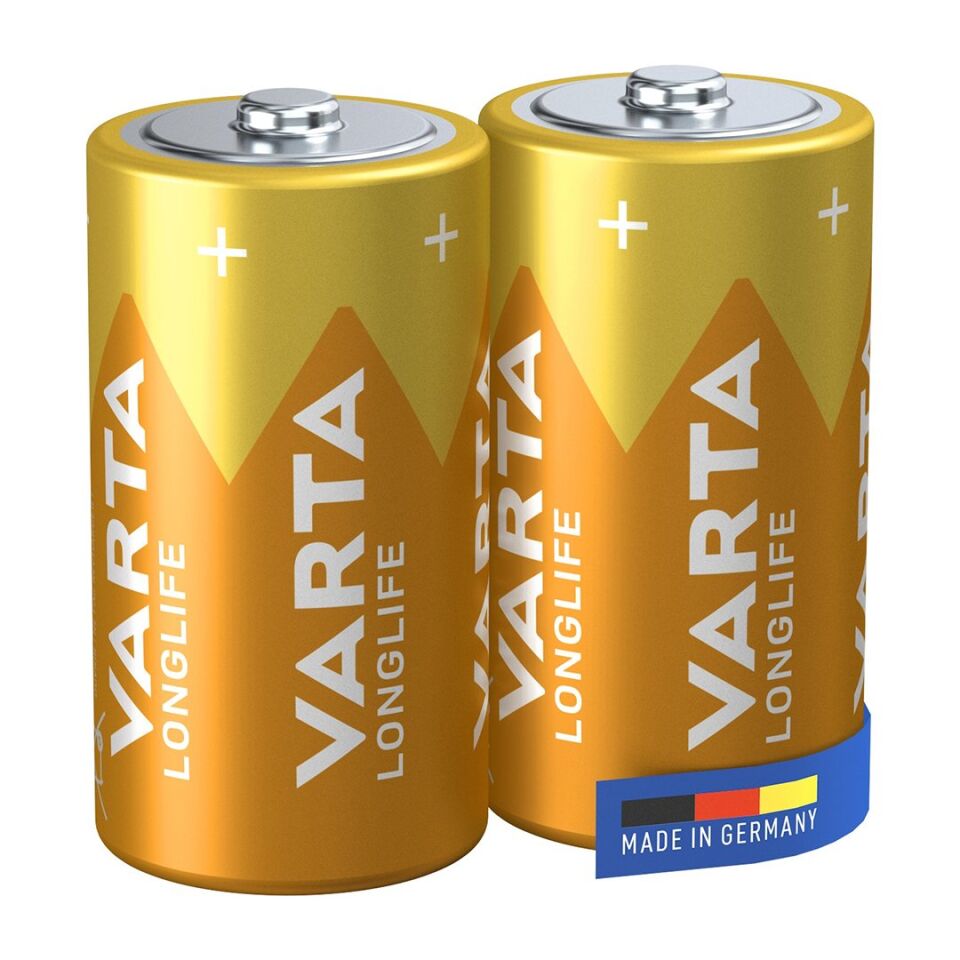 Varta Longlife Power Alkalin Büyük Boy D Pil (2'li Paket)
