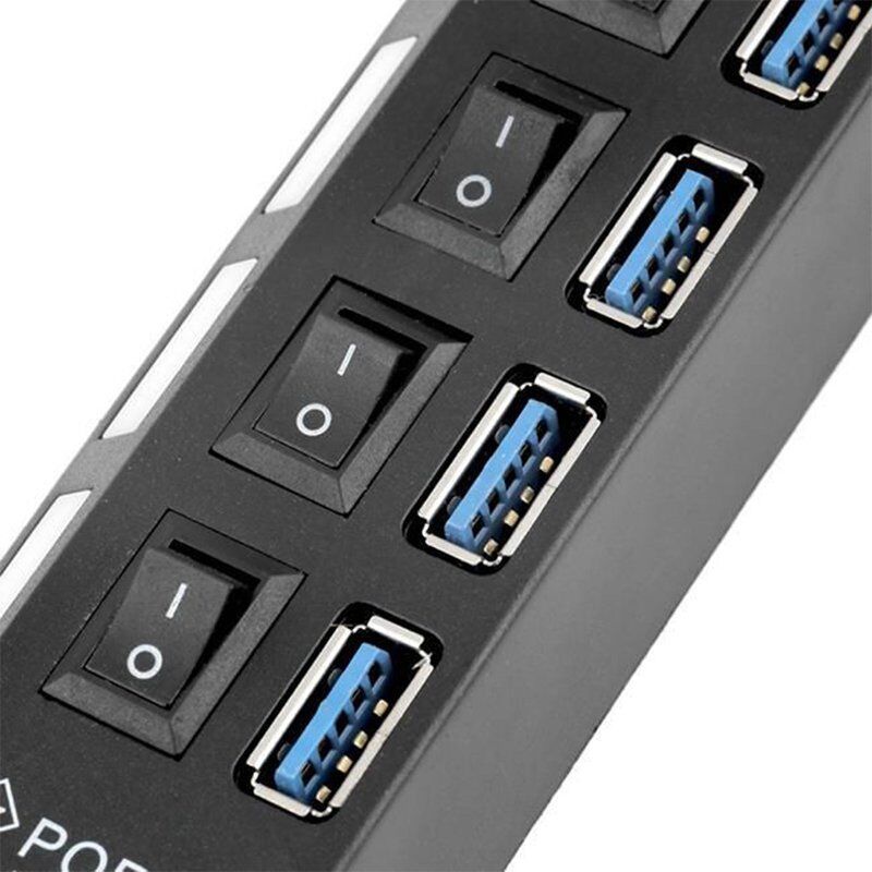 Powermaster PM-11365 4 Port Anahtarlı Usb 3.0 Hub Çoklayıcı