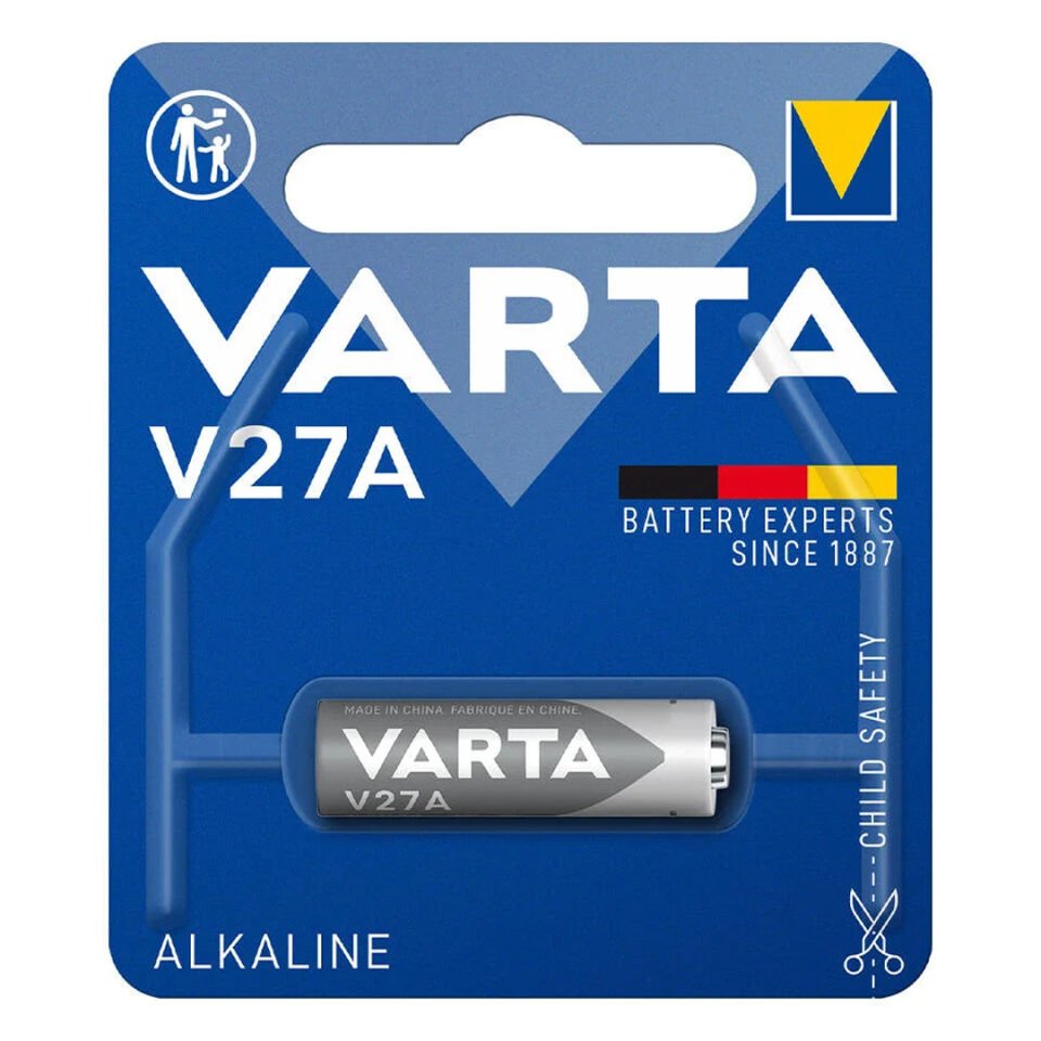 Varta V27A / LR27 Alkalin 12 Volt Kumanda Pil (Tekli Paket)