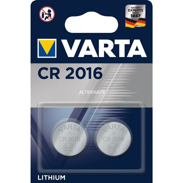 Varta CR2016 3 Volt Lityum Pil (2'li Paket)