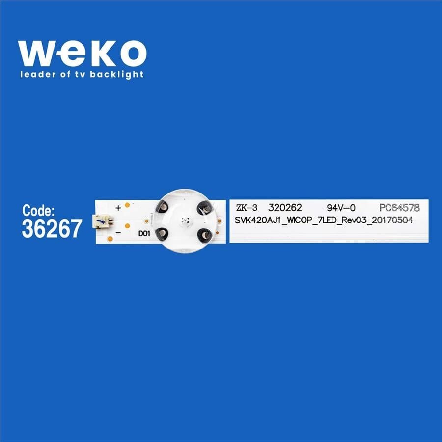 Wkset-6098 36267X4 Svk420aj1_Wıcop_7Led_Rev03_20170504 4 Adet Led Bar
