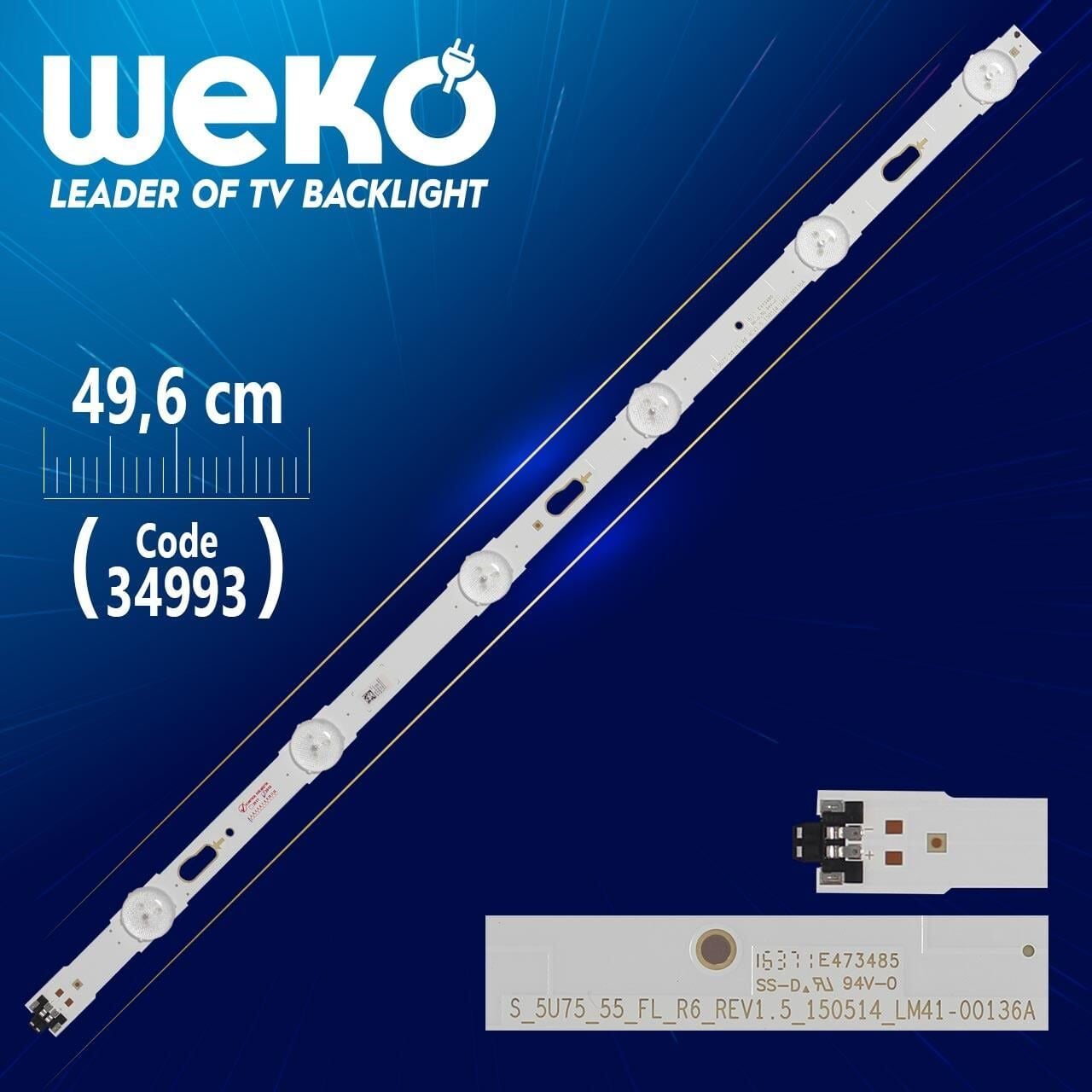 55'' Inch V5DU-550DCB-R1-S_5U75_55_FL_R6_REV1.5-LM41-00136A Tv Led Bar