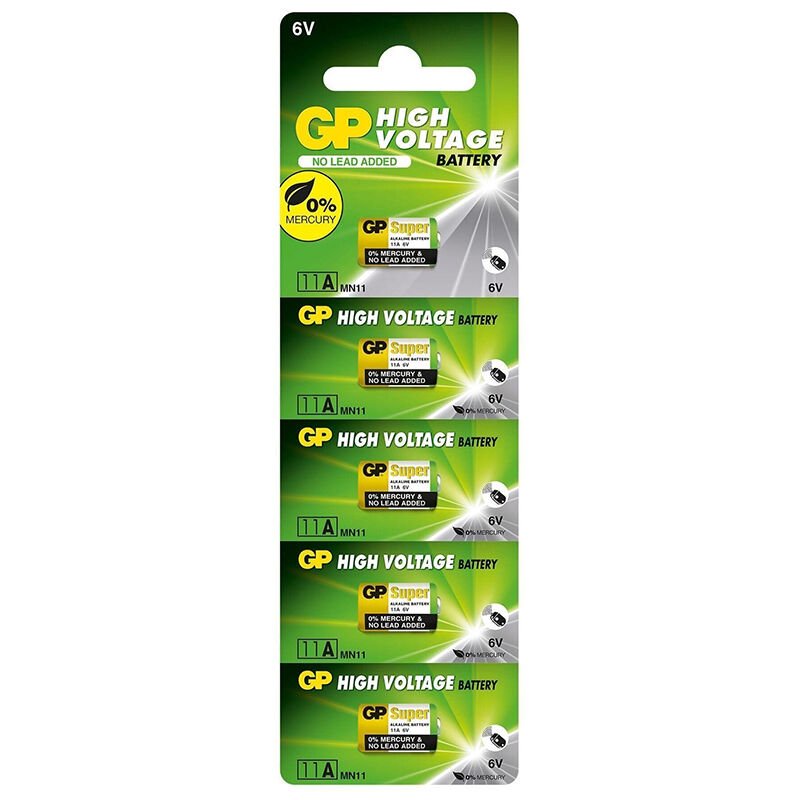 GP 11A-2C5 6 Volt 11 Amper Alkalin Pil (5'Lİ PAKET)