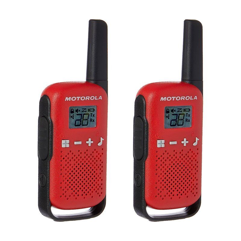 Motorola TLKR-T42 4 Km Kırmızı Pmr El Telsizi