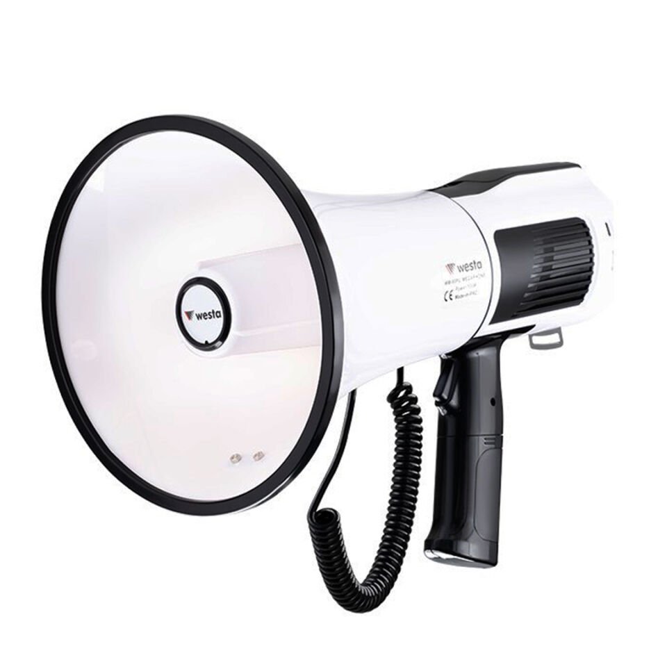 Westa WM-90PU Type-C 100 Watt Mayk Mikrofonlu Megafon