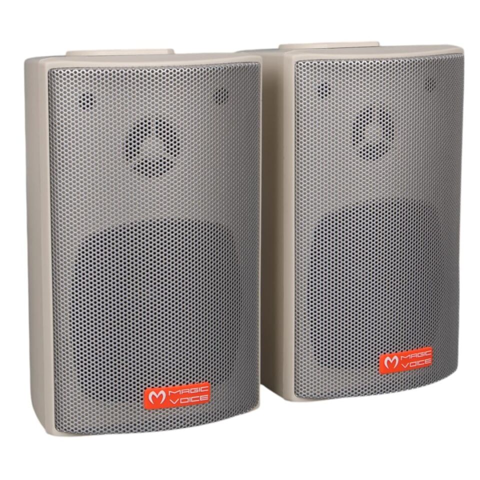 Magicvoice MV-16 7.5 CM 30 Watt Komütatörlü Hat Trafolu Beyaz Sütun Hoparlör