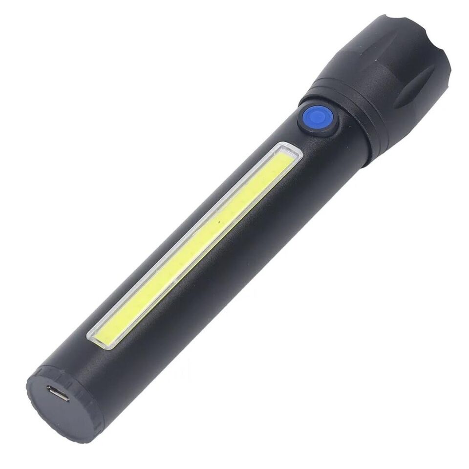 Powermaster Şarj Edilebilir Zoomlu COB Led El Feneri