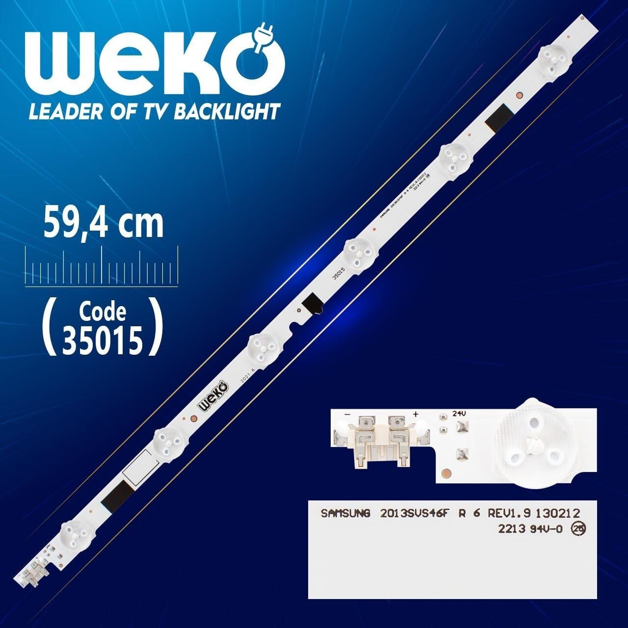 2013SVS46 L 9 REV1.9 130212 - D2GE-460SCA-R3 - 46E25308A - LEFT -  39.2 CM 6 LEDLİ Tv Led Bar
