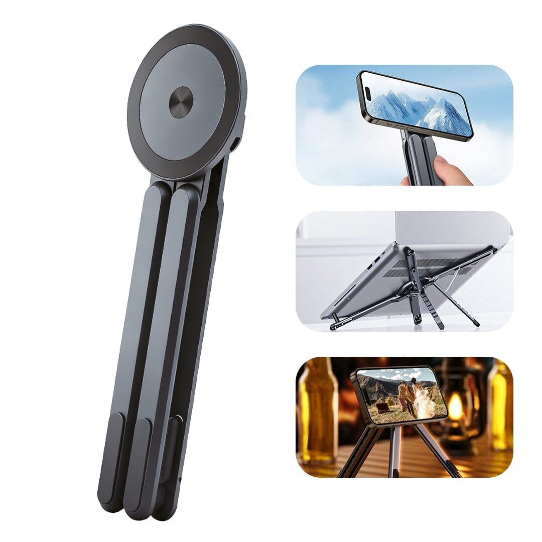 Feny Magstone FN-MS10 Magsafe Katlanabilir Stand Macbook Telefon Tablet Laptop Uyumlu Tutucu
