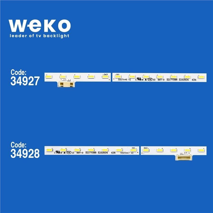 Wkset-6108 34927X1 34928X1 550Ta46 V2 550Ta47 V2  2 Adet Led Bar (63Led)